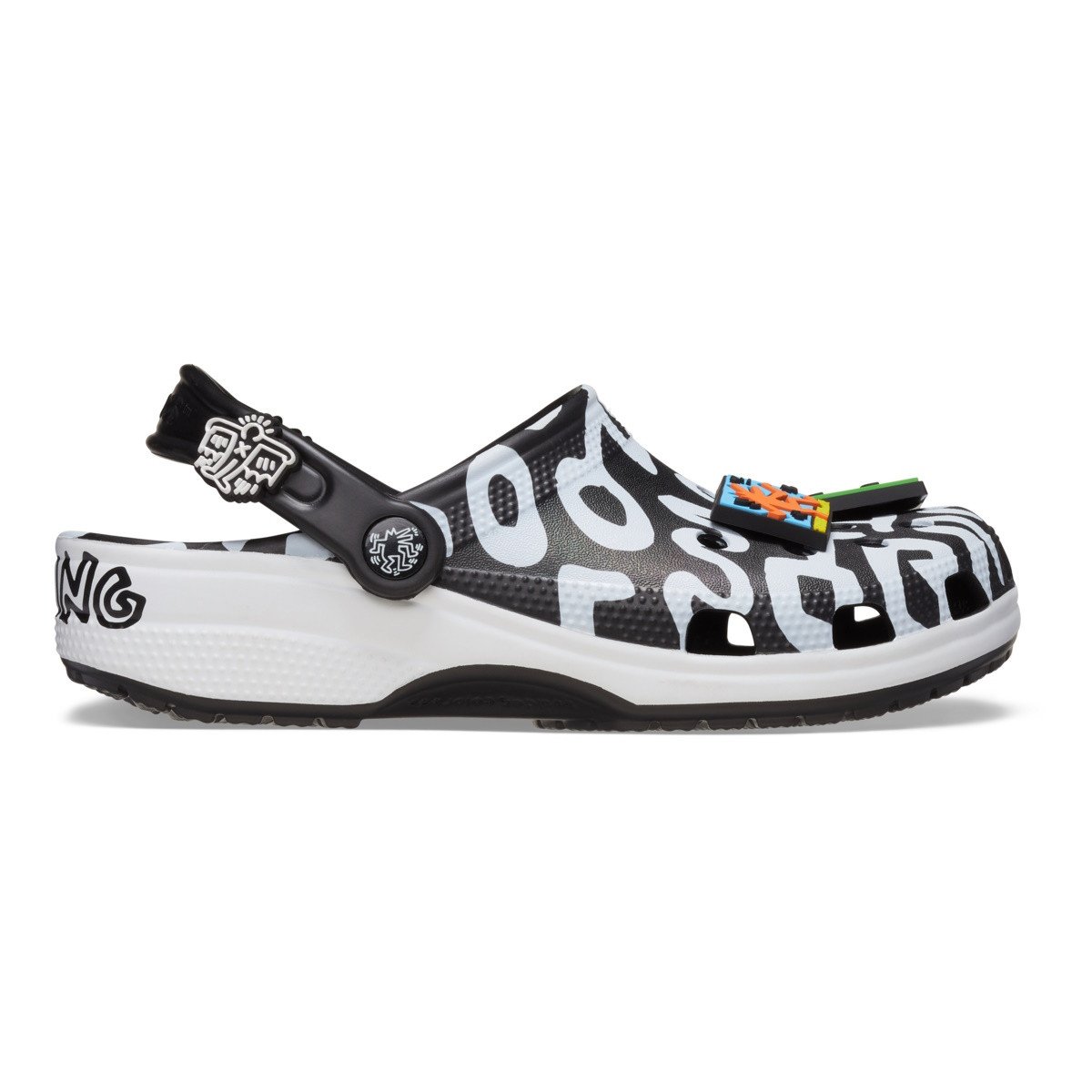 Saboti Crocs Haring Classic Clog Negru - Black - 3 | YEO