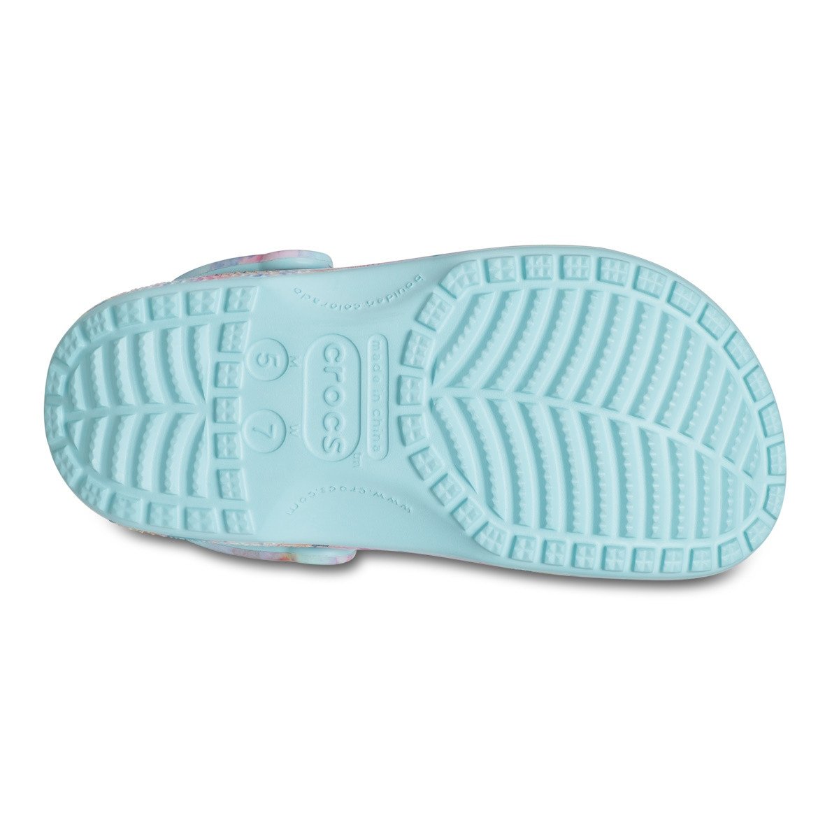 Saboti Crocs Classic Dream Clog Albastru - Pure Water/Multi - 5 | YEO