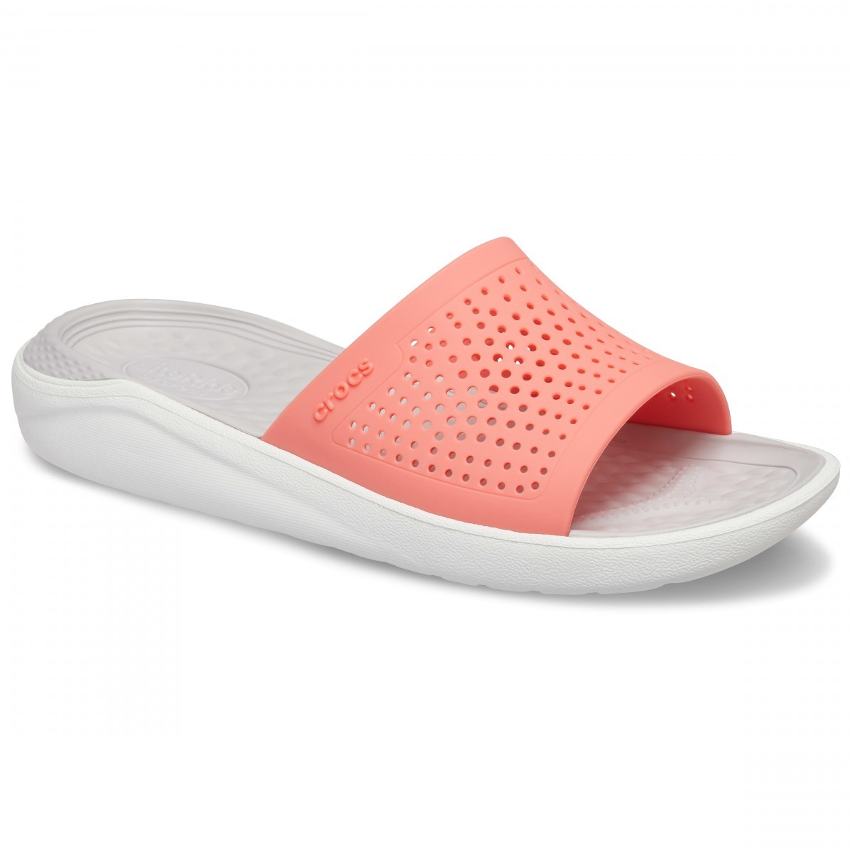Papuci Crocs LiteRide Slide Roz - Fresco - 1 | YEO