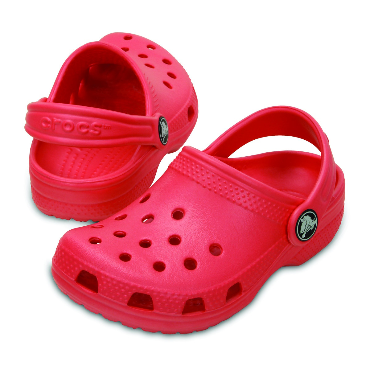 Saboti Crocs Classic Kids Rosu - Coral - 2 | YEO