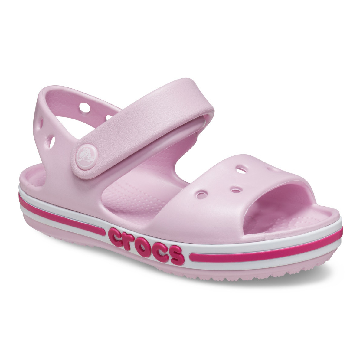 Sandale Crocs Bayaband Sandal Kids Roz - Ballerina Pink/Candy Pink - 1 | YEO