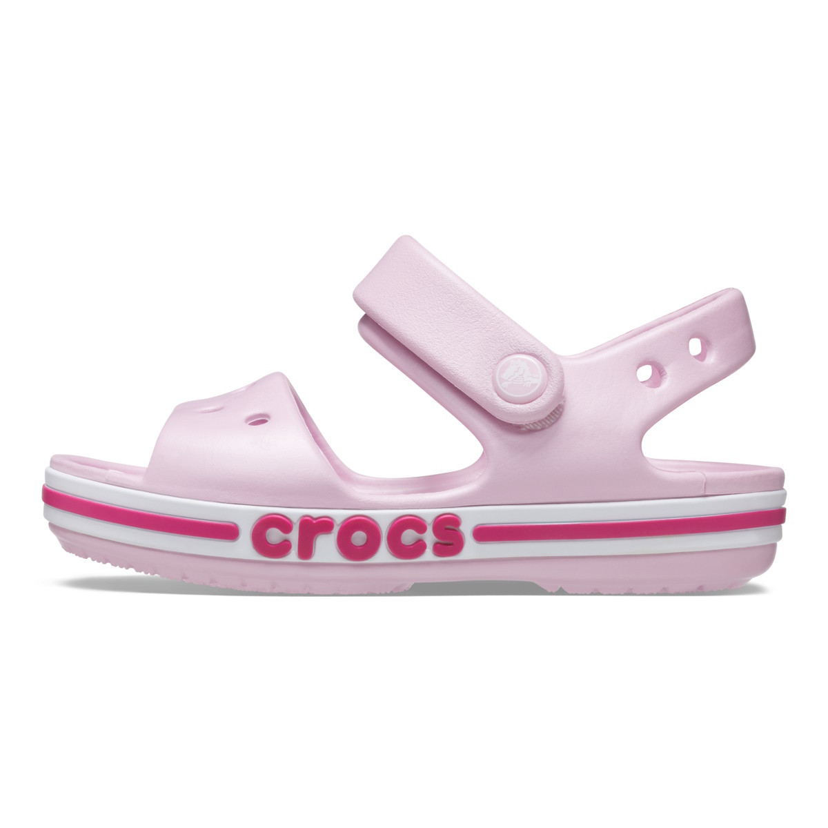 Sandale Crocs Bayaband Sandal Kids Roz - Ballerina Pink/Candy Pink - 2 | YEO
