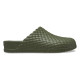 Saboti Crocs Dylan Woven Clog Culoare Verde - Army Green