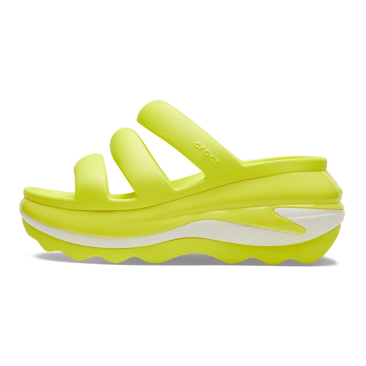 Sandale Crocs Mega Crush Triple Strap Verde - Acidity - 2 | YEO