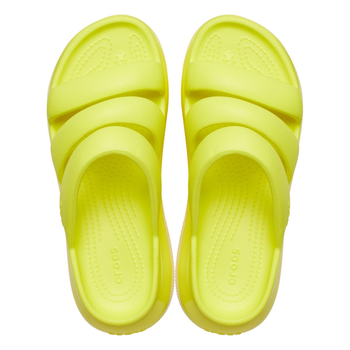 Sandale Crocs Mega Crush Triple Strap Verde - Acidity - 4 | YEO