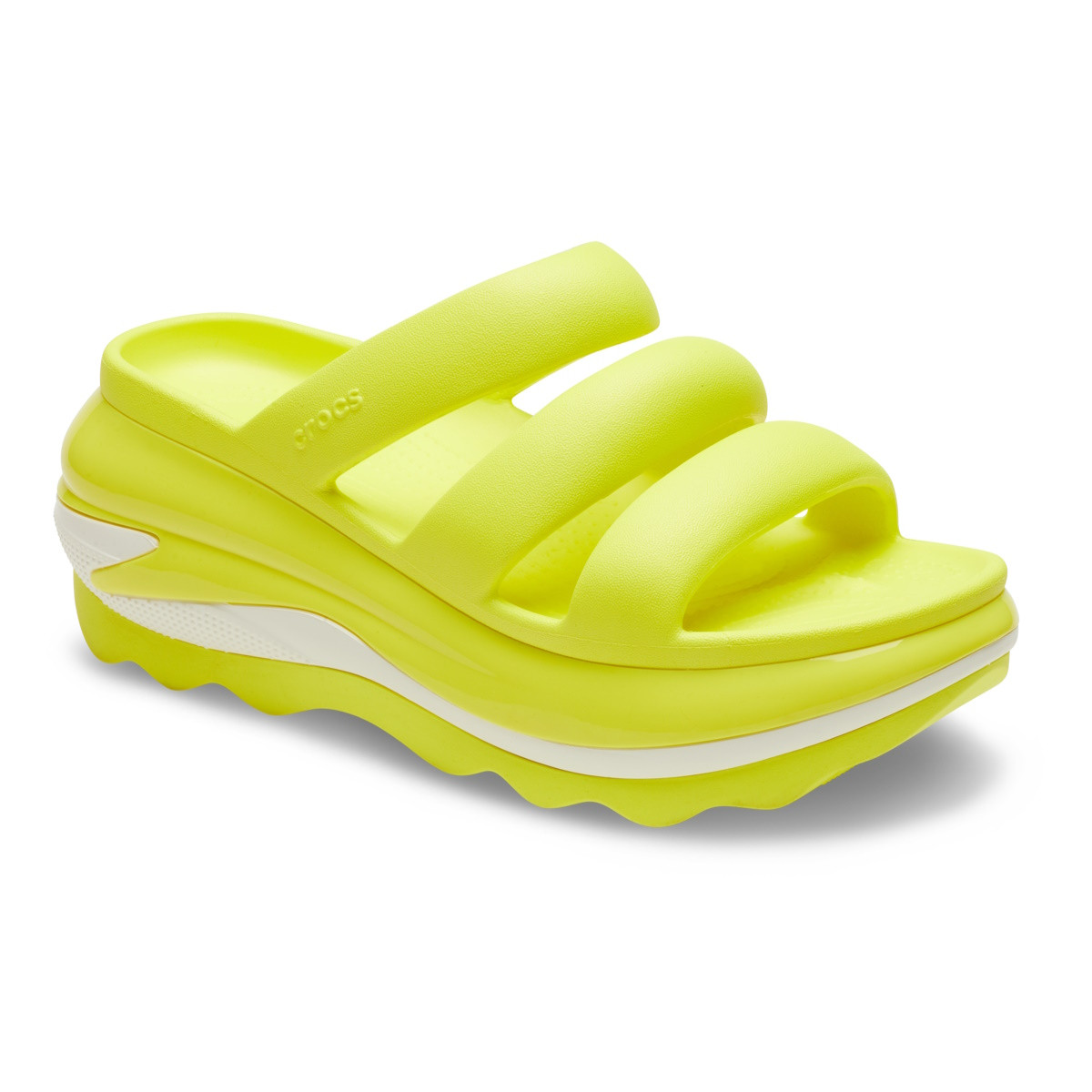 Sandale Crocs Mega Crush Triple Strap Verde - Acidity - 1 | YEO