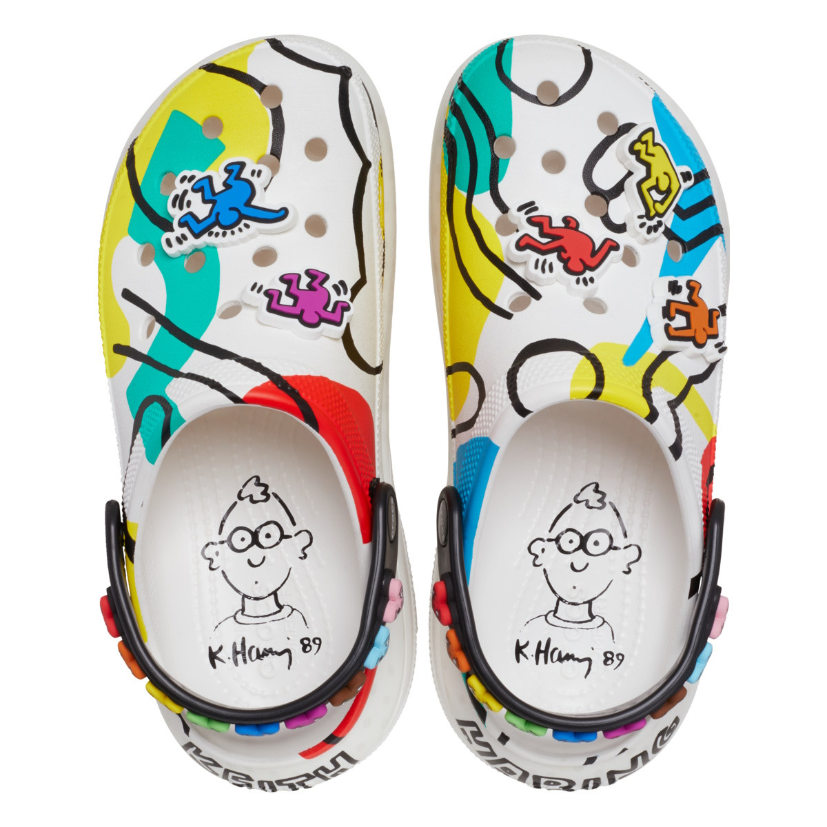 Saboti Crocs Haring Mega Crush Clog Negru - Black - 4 | YEO