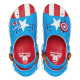 Saboti Crocs Captain America Steve Rogers Echo Clog Kids Culoare Alb - White