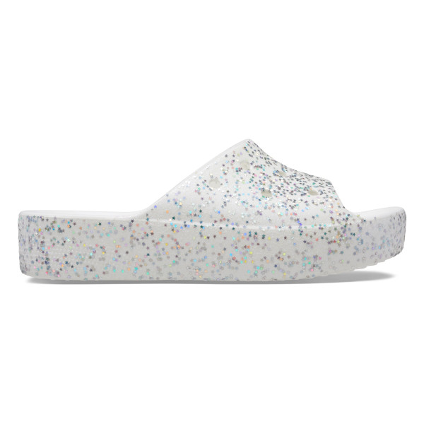 Alb - White/Silver Glitter
