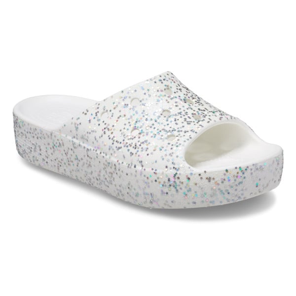 Alb - White/Silver Glitter