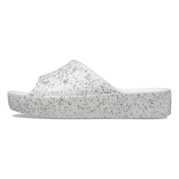 Alb - White/Silver Glitter