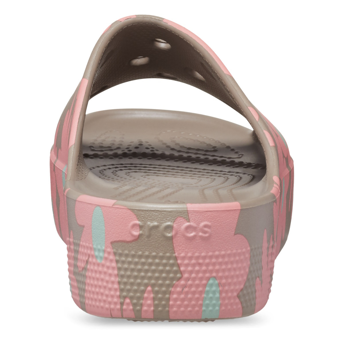 Papuci Crocs Classic Platform Retro Resort Slide Maro - Mushroom/Multi - 4 | YEO