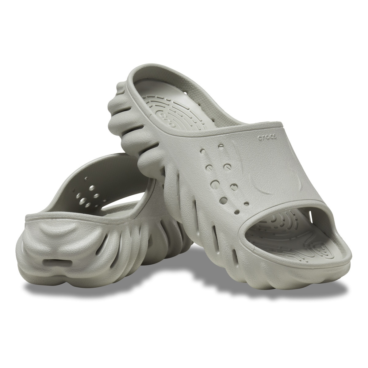 Papuci Crocs Echo Slide Gri - Elephant - 3 | YEO