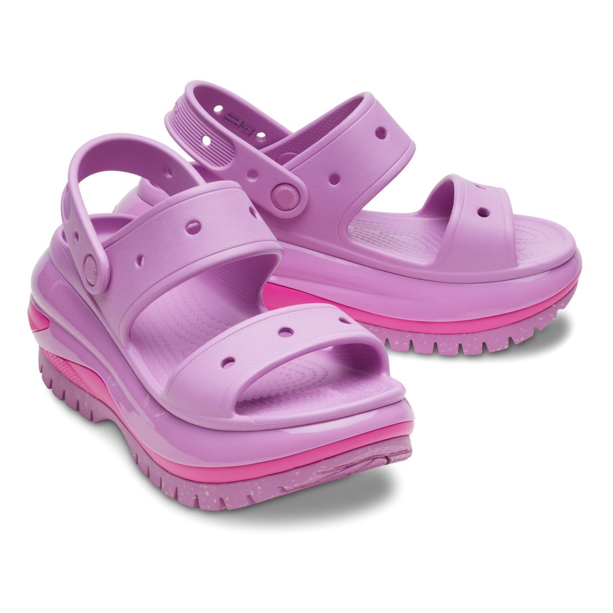 Sandale Crocs Classic Mega Crush Sandal Roz - Bubble - 3 | YEO