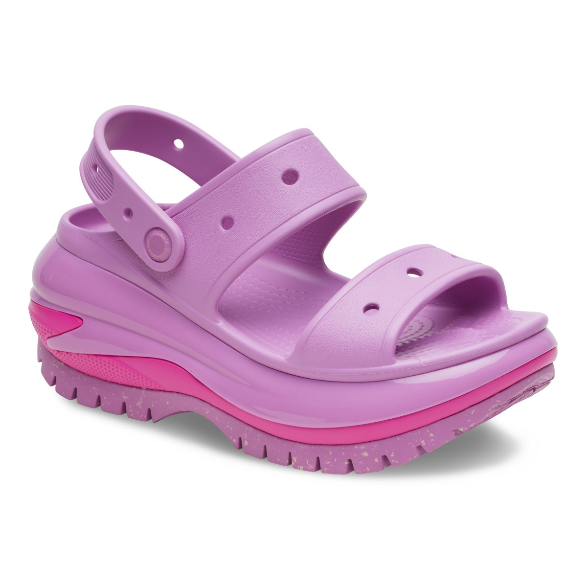 Sandale Crocs Classic Mega Crush Sandal Roz - Bubble - 2 | YEO