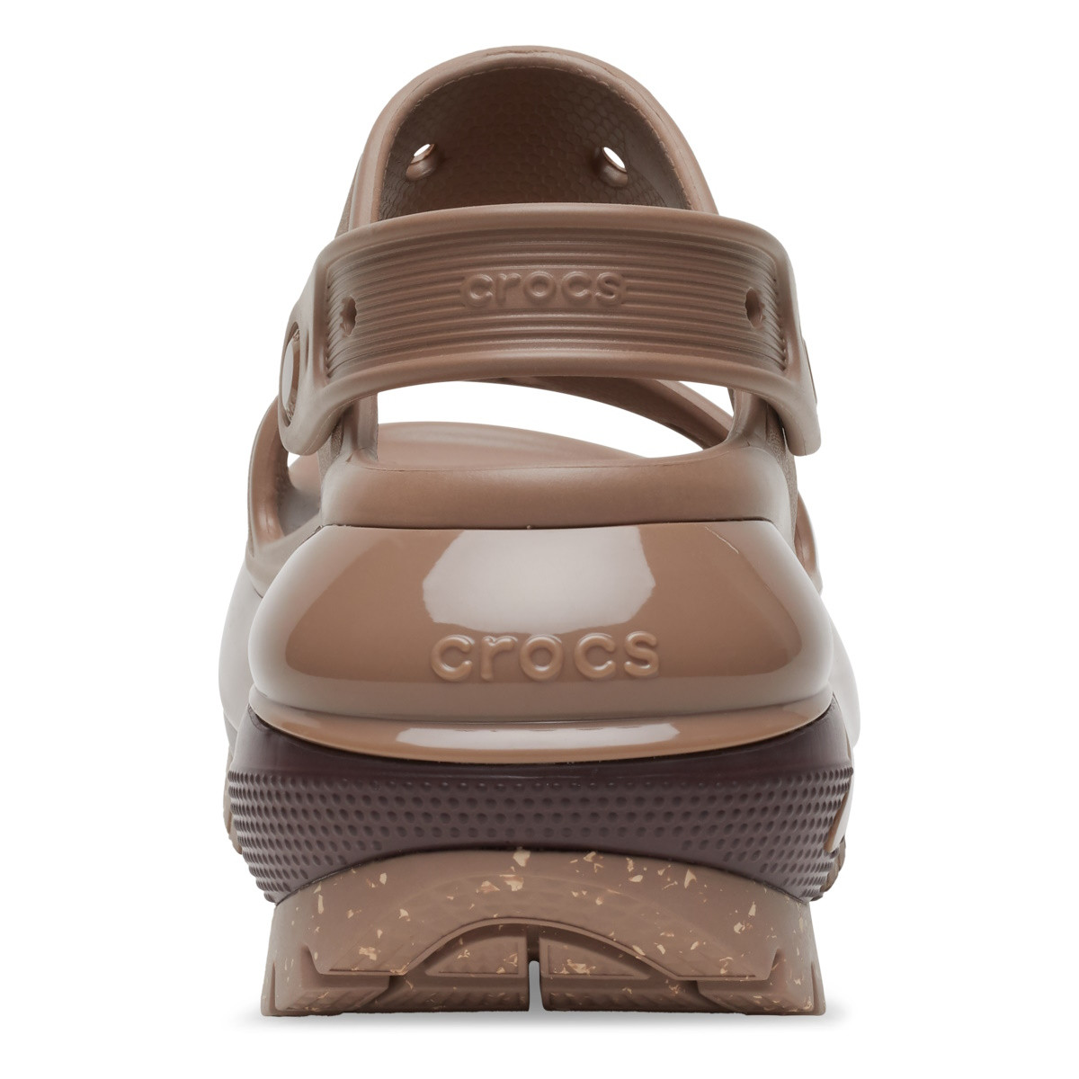 Sandale Crocs Classic Mega Crush Sandal Maro - Latte - 4 | YEO