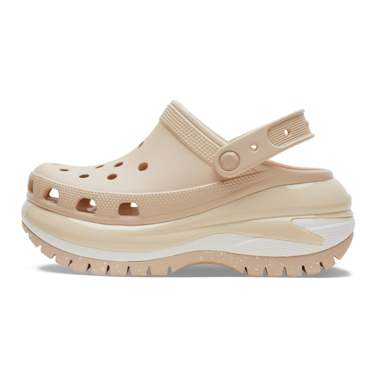 Saboți Crocs Classic Mega Crush Clog Bej - Shitake - 2 | YEO