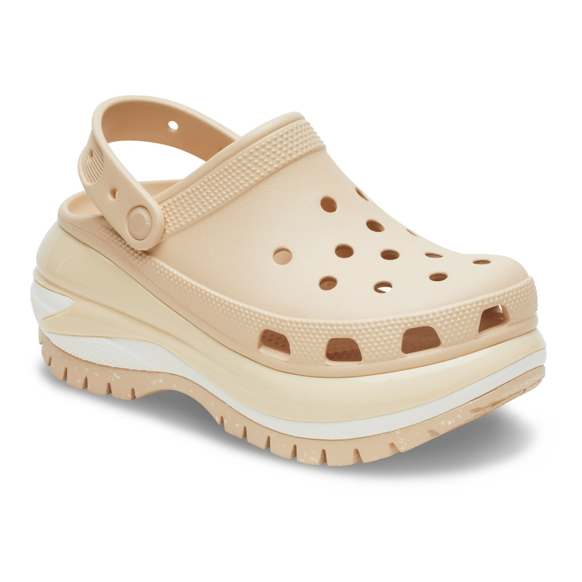 Saboți Crocs Classic Mega Crush Clog Bej - Shitake - 1 | YEO