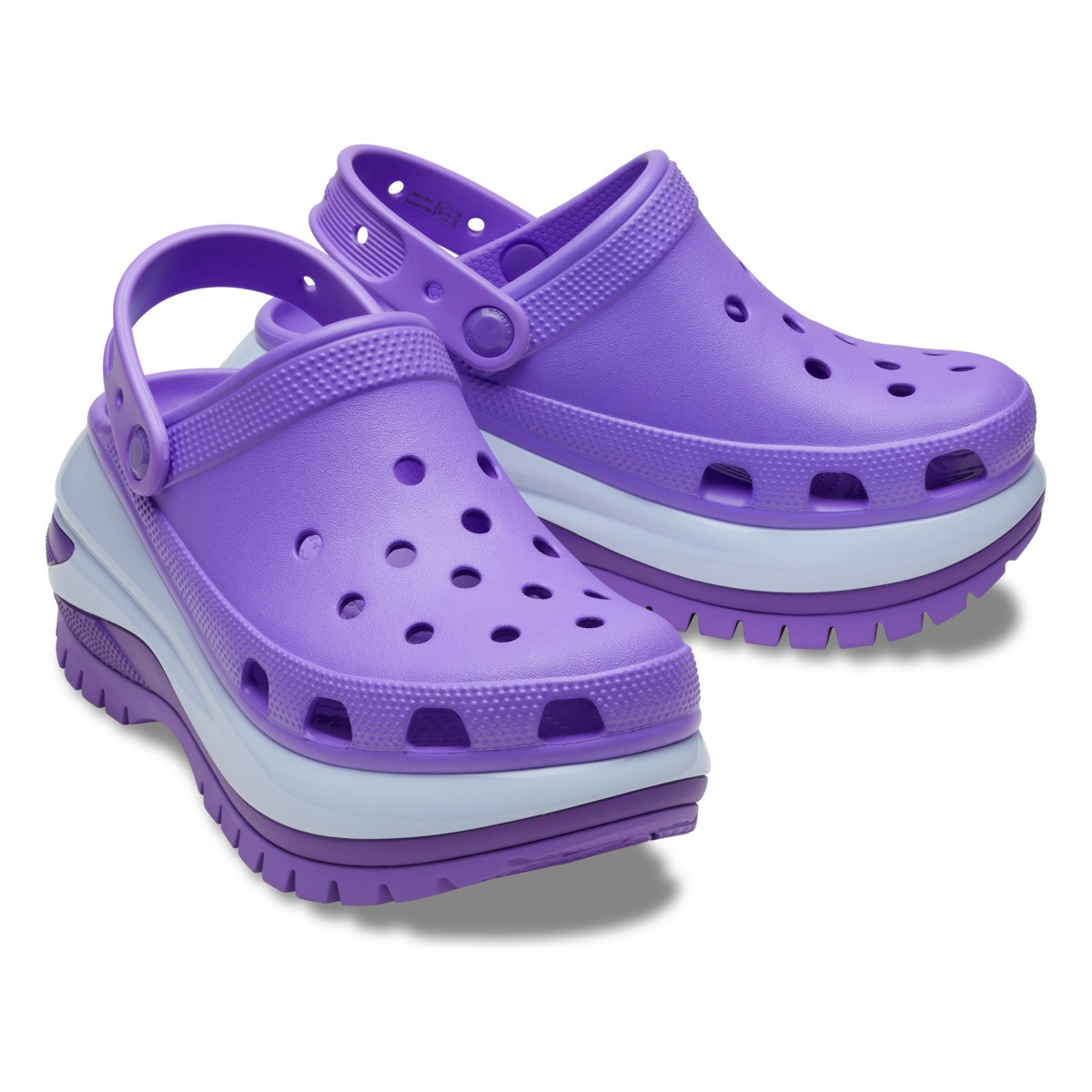 Saboți Crocs Classic Mega Crush Clog Mov - Galaxy - 3 | YEO
