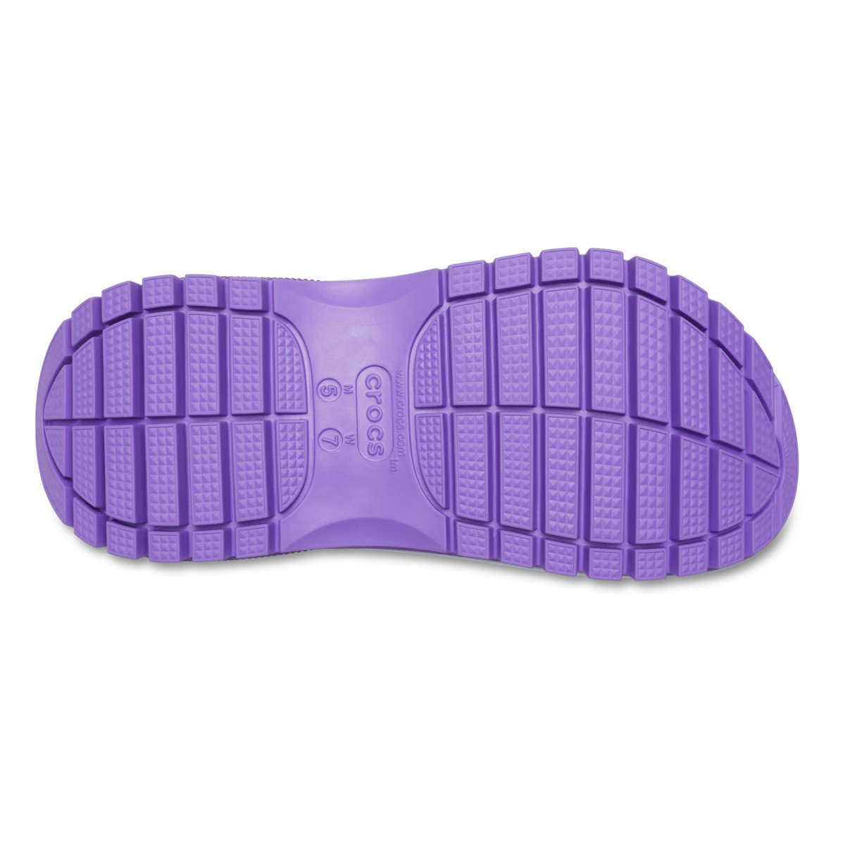 Saboți Crocs Classic Mega Crush Clog Mov - Galaxy