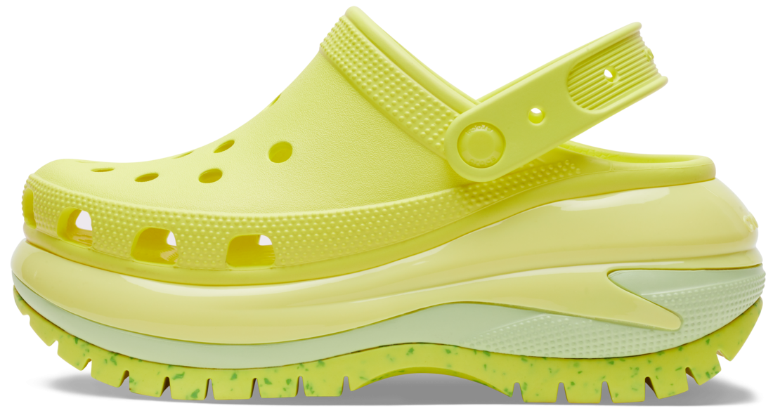 Saboți Crocs Classic Mega Crush Clog Verde - Acidity - 1 | YEO