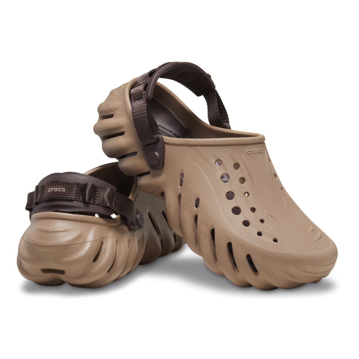 Saboti Crocs Echo Clog Maro - Latte - 3 | YEO