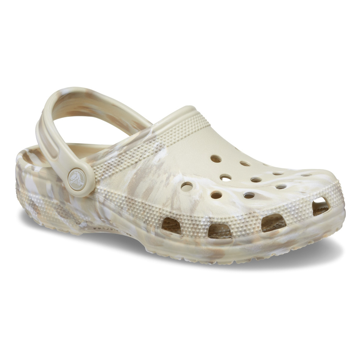 Saboți Crocs Classic Marbled Clog Bej - Bone/Multi - 1 | YEO