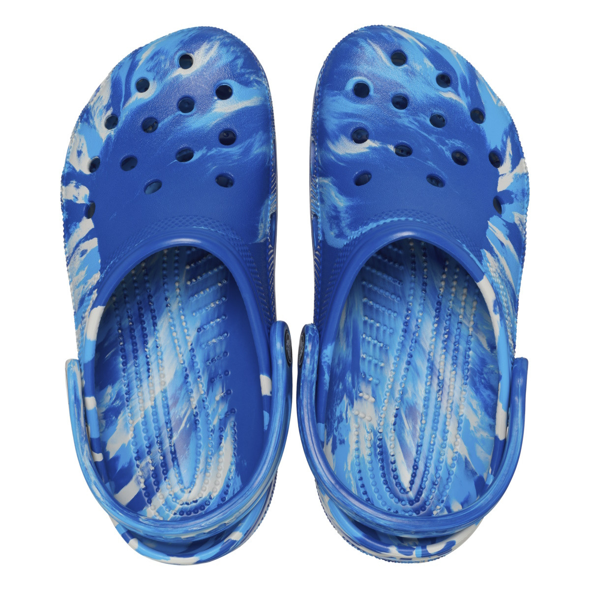 Saboți Crocs Classic Marbled Clog Albastru - Blue Bolt/Multi - 4 | YEO