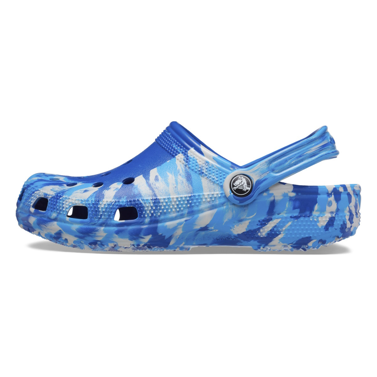 Saboți Crocs Classic Marbled Clog Albastru - Blue Bolt/Multi - 2 | YEO