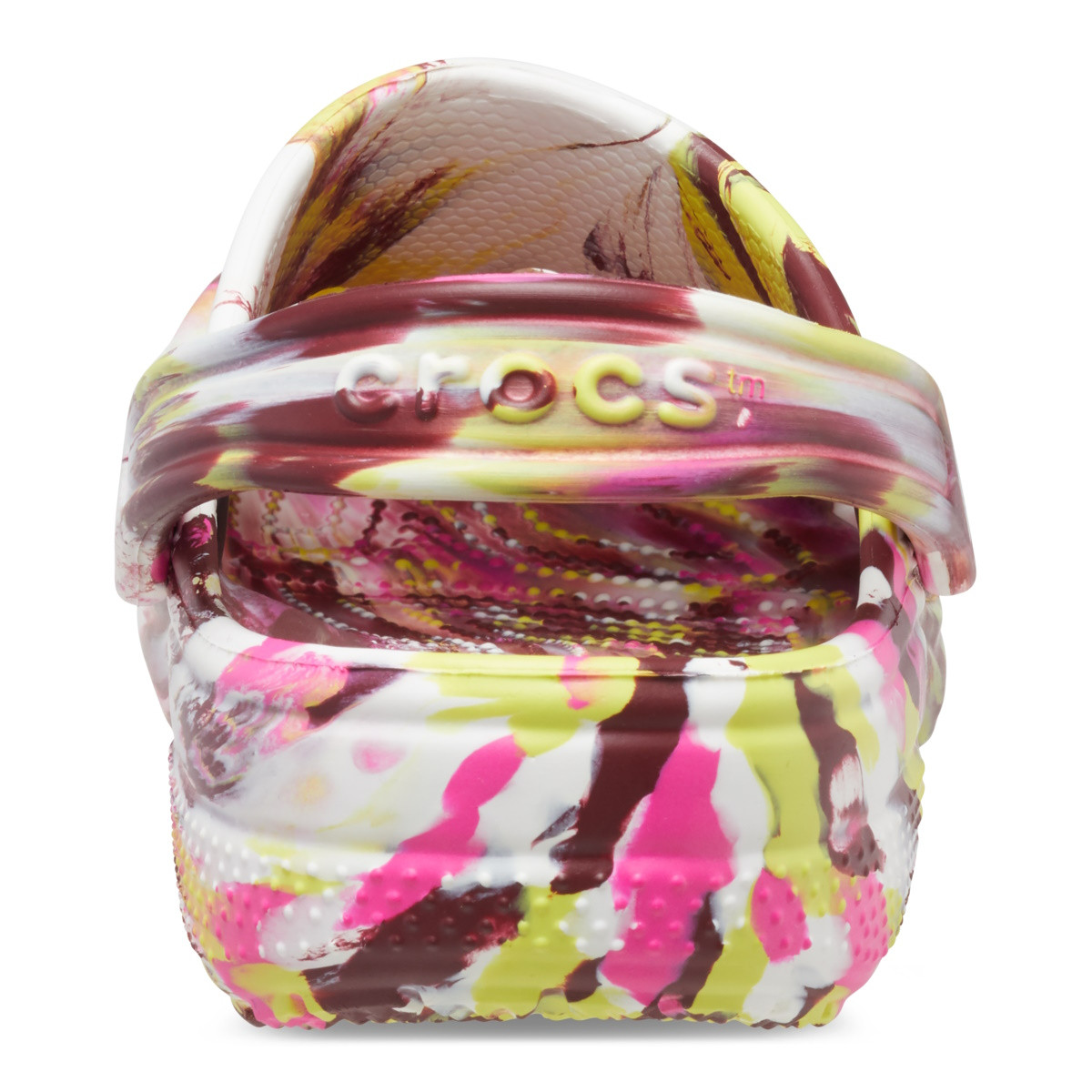 Saboți Crocs Classic Marbled Clog Roz - Electric Pink/Multi - 5 | YEO