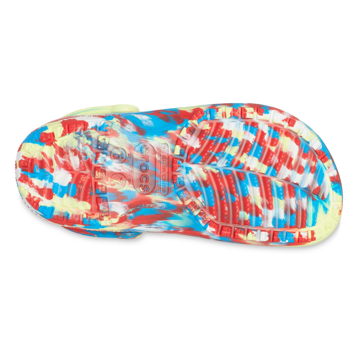 Saboți Crocs Classic Marbled Clog Multicolor - Sulphur/Multi - 6 | YEO