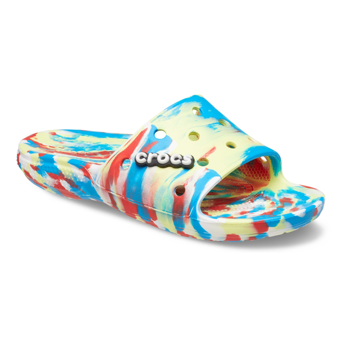 Papuci Classic Crocs Marbled Slide Multicolor - Sulphur/Multi - 1 | YEO