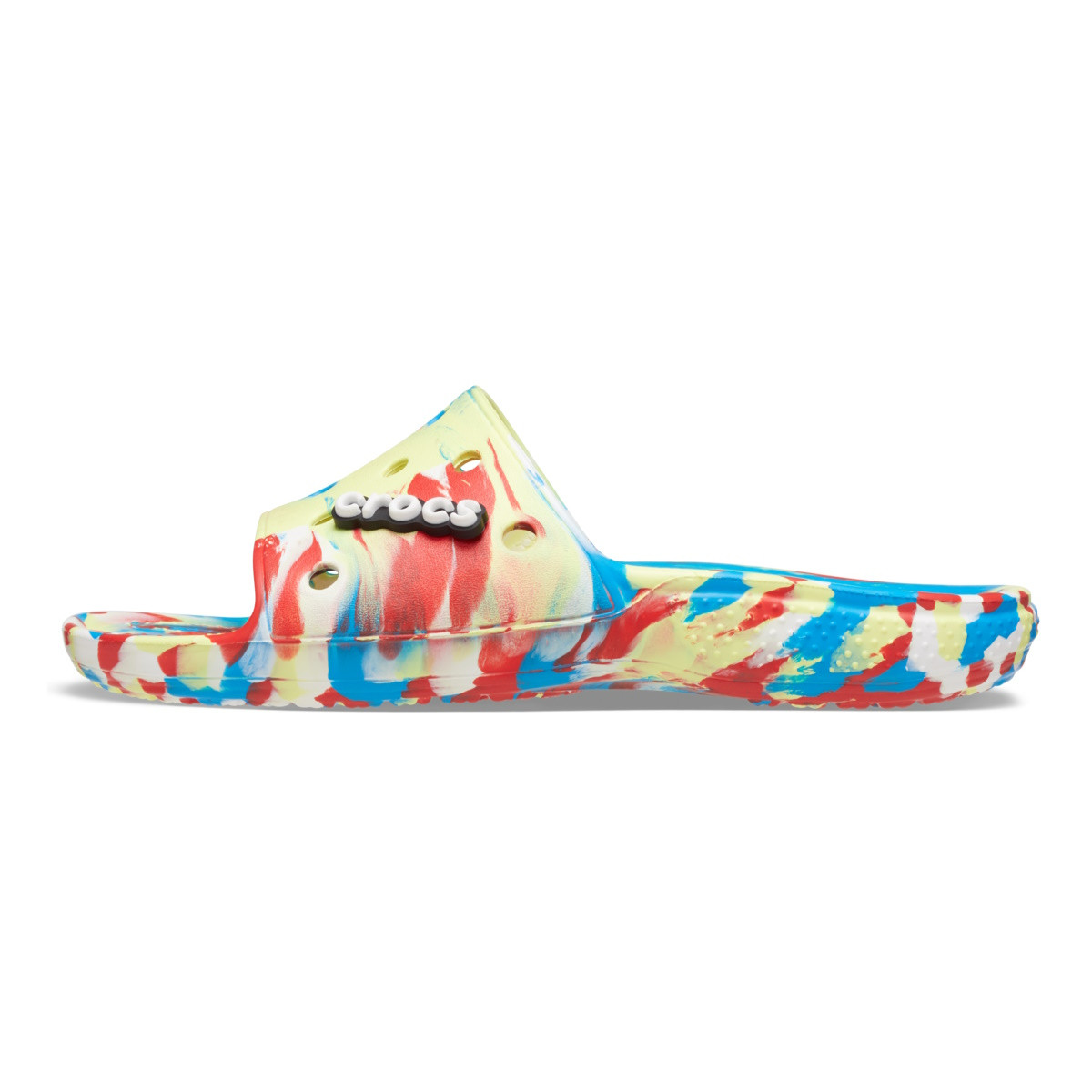 Papuci Classic Crocs Marbled Slide Multicolor - Sulphur/Multi - 2 | YEO