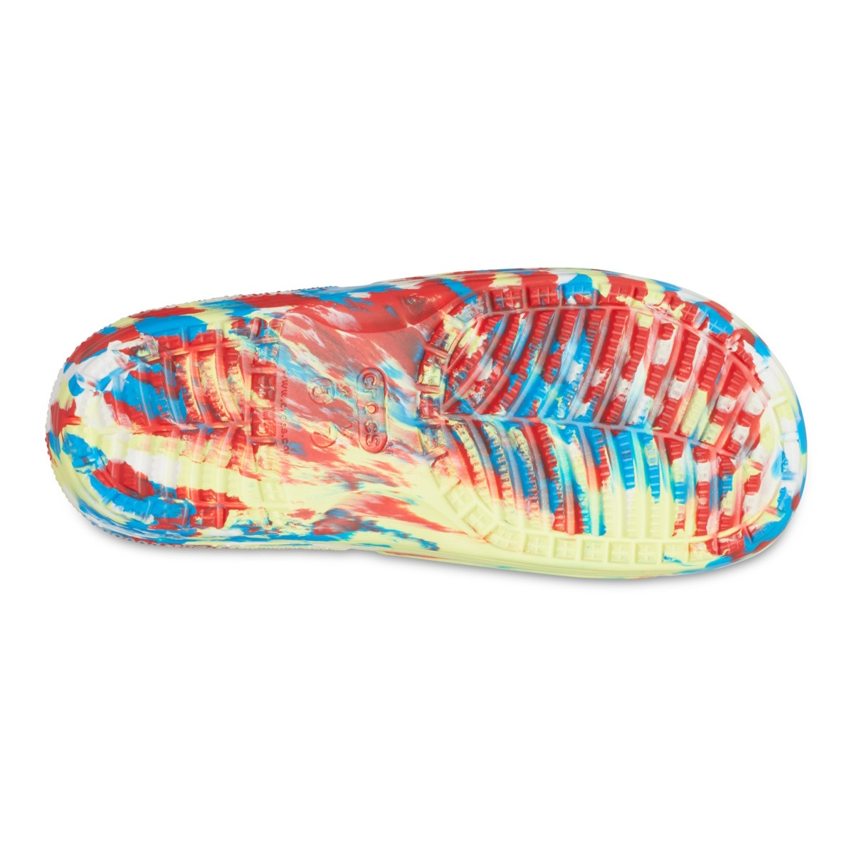 Papuci Classic Crocs Marbled Slide Multicolor - Sulphur/Multi - 6 | YEO