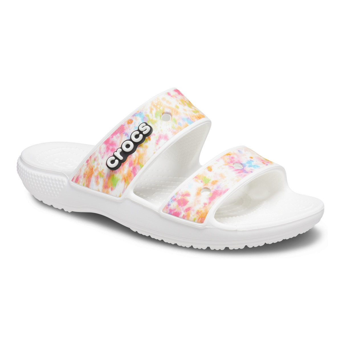 Papuci Classic Crocs Tie-Dye Graphic Sandal Multicolor - Multi/White - 1 | YEO