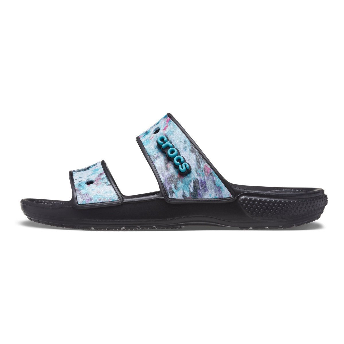 Papuci Classic Crocs Tie-Dye Graphic Sandal Multicolor - Multi/Black - 2 | YEO