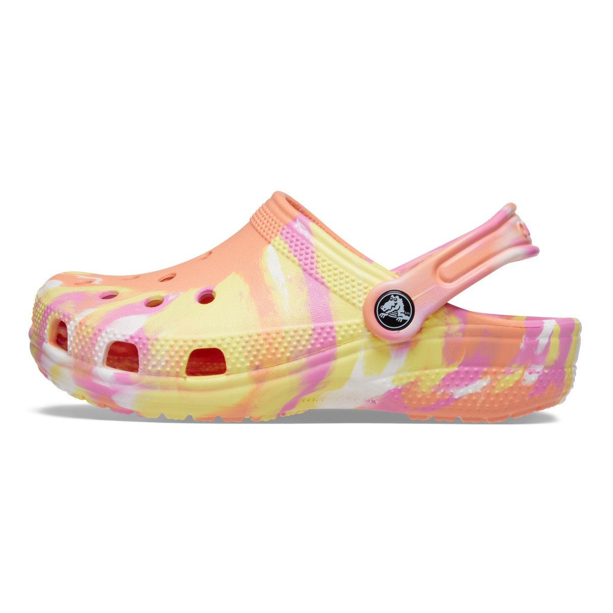 Saboti Crocs Classic Marbled Clog Kids Multicolor - Papaya/Multi - 1 | YEO