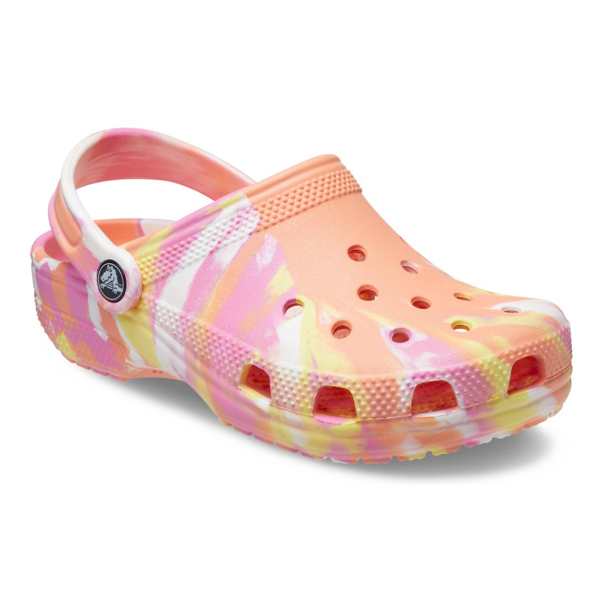 Saboti Crocs Classic Marbled Clog Kids Multicolor - Papaya/Multi - 2 | YEO