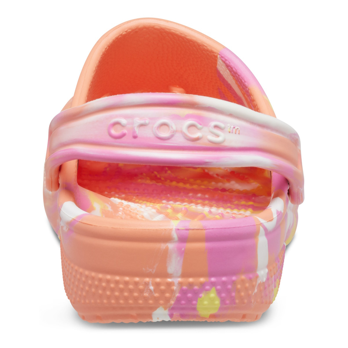 Saboti Crocs Classic Marbled Clog Kids Multicolor - Papaya/Multi - 5 | YEO