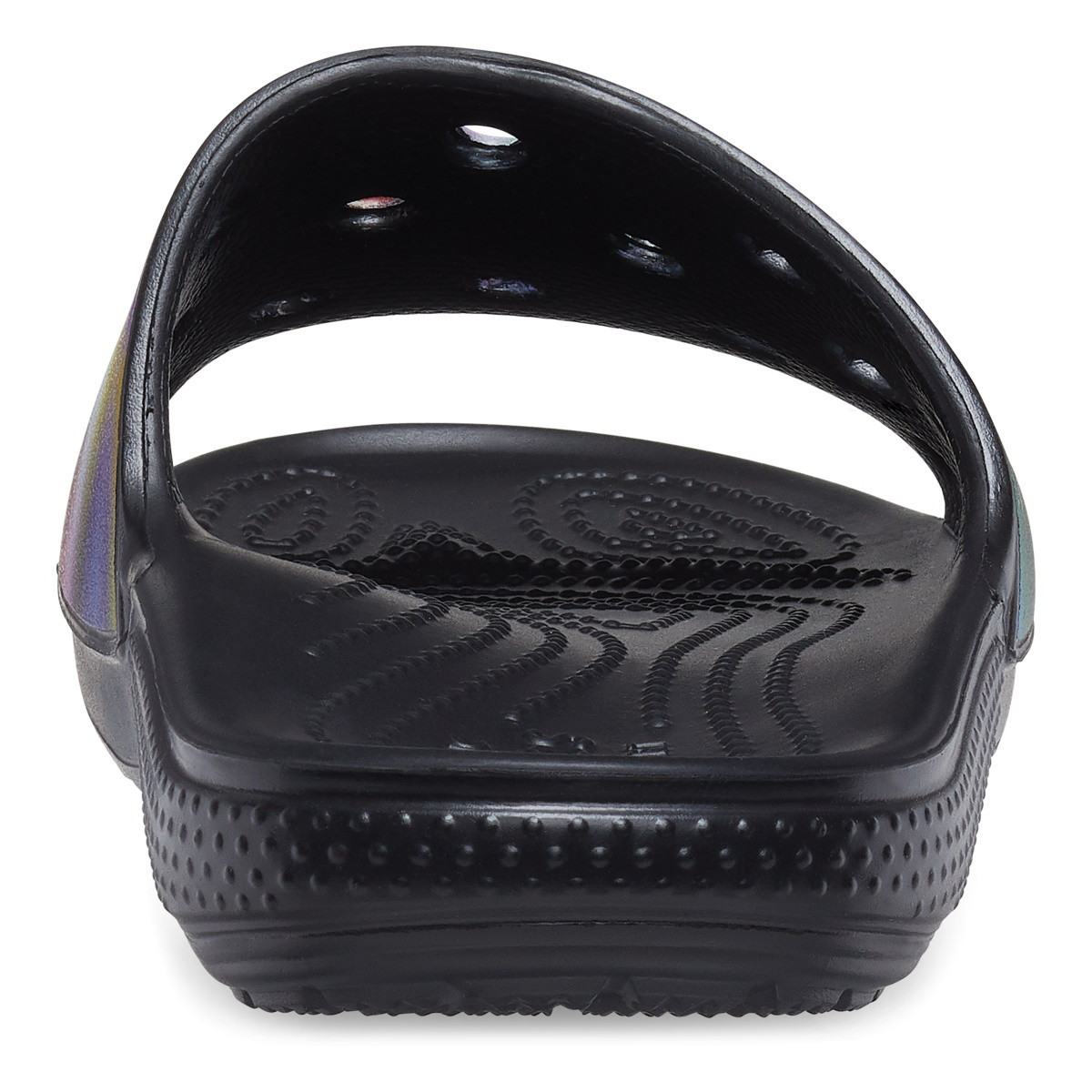 Papuci Crocs Classic Crocs Solarized Slide Negru - Black/Multi - 5 | YEO