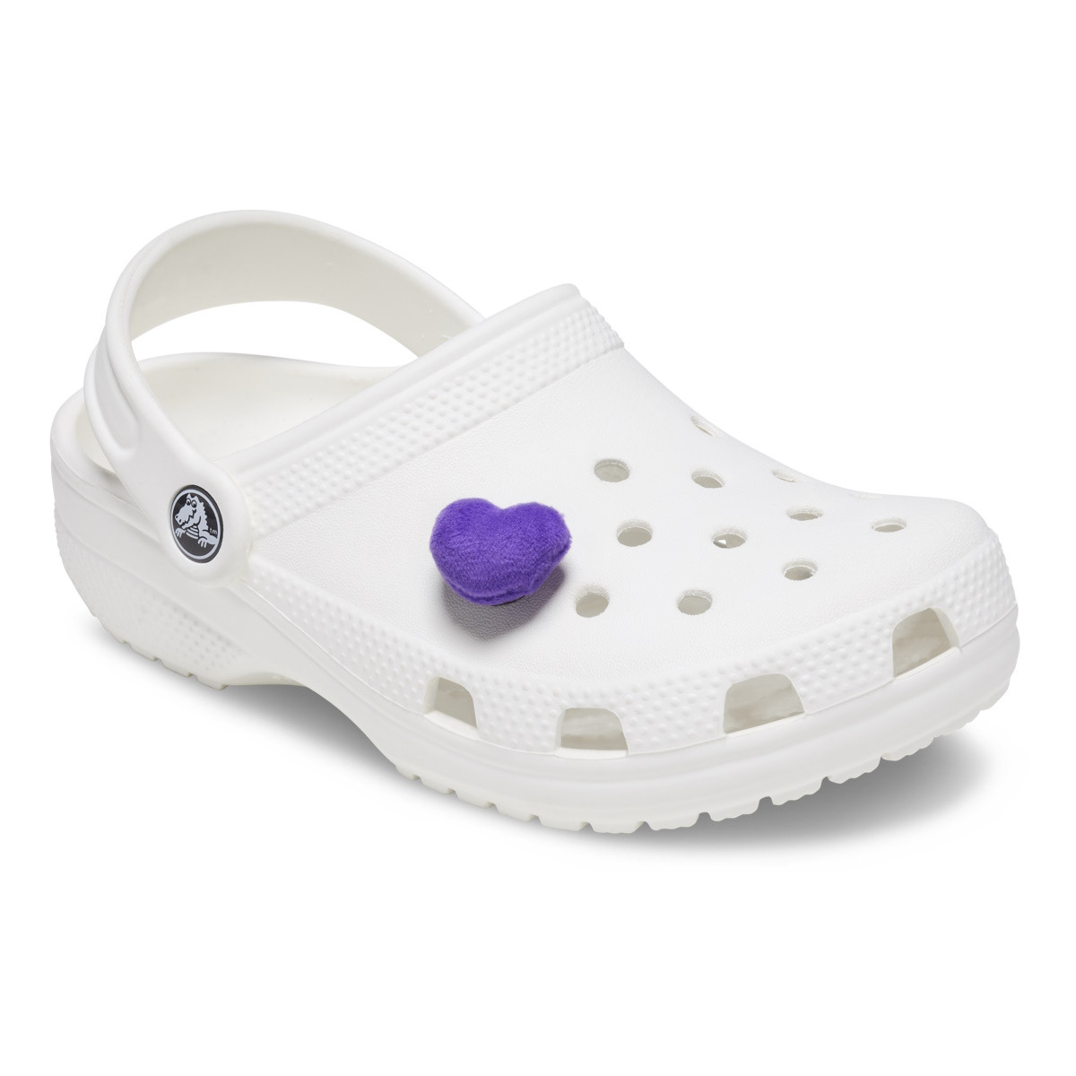 Jibbitz Crocs Purple Fuzzy Heart - 2 | YEO