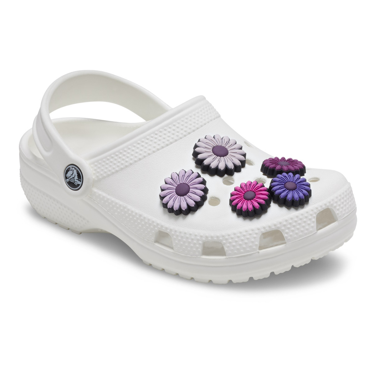 Jibbitz Crocs Mixed Purple Florals 5 Pack