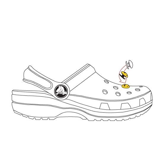 Jibbitz Crocs Gold Cuban Strap Chain - 3 | YEO