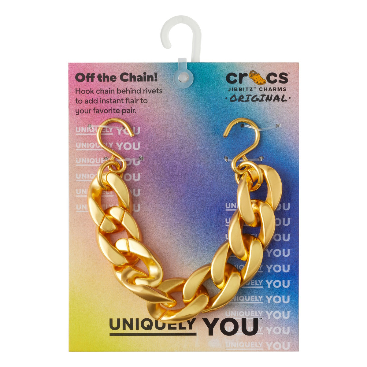 Jibbitz Crocs Gold Cuban Strap Chain - 1 | YEO