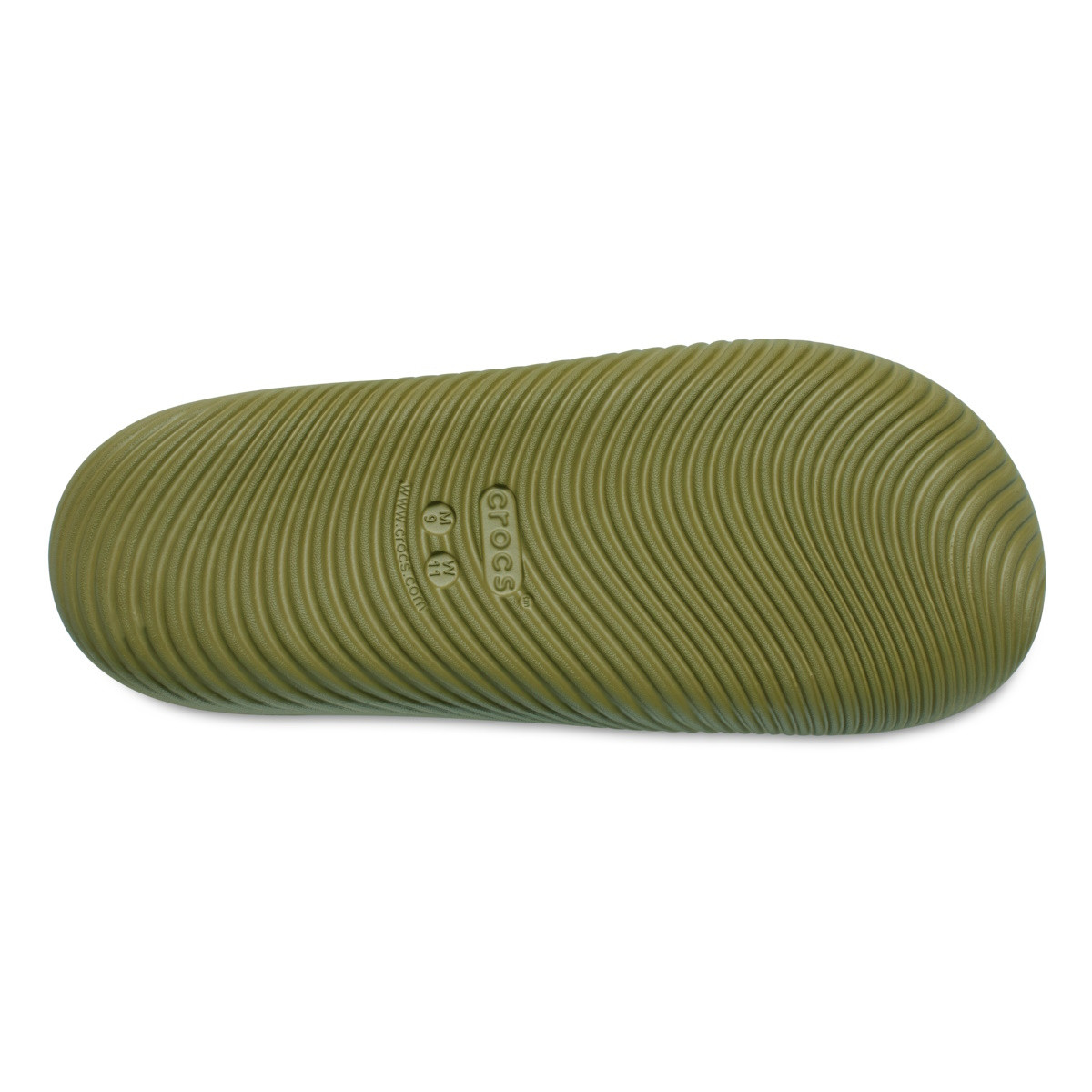 Papuci Crocs Mellow Slide Verde - Aloe