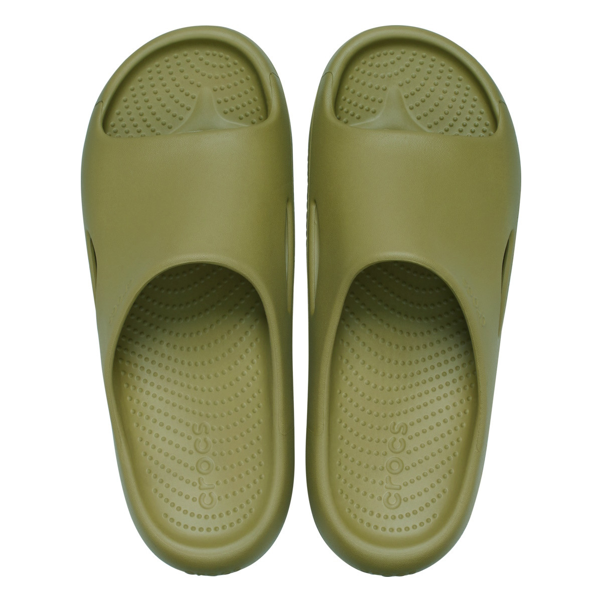 Papuci Crocs Mellow Slide Verde - Aloe - 3 | YEO