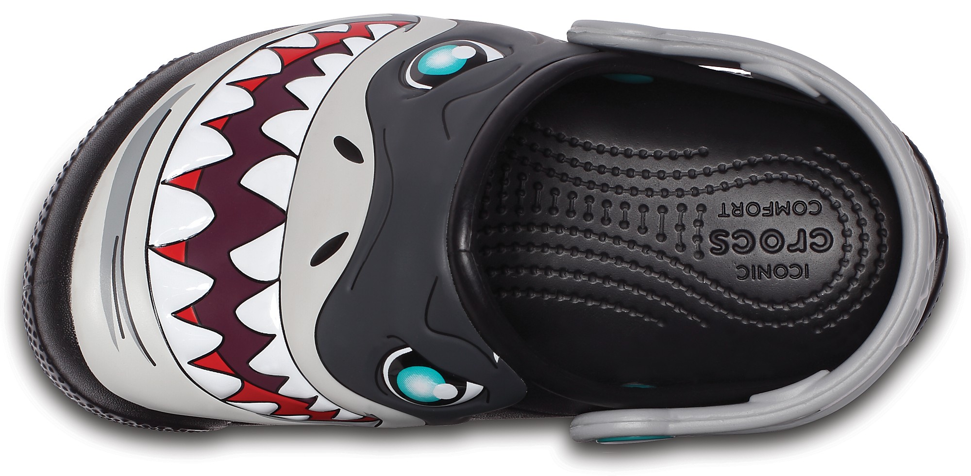 Saboti Crocs Fun Lab Lights Clog Negru - Black - 2 | YEO