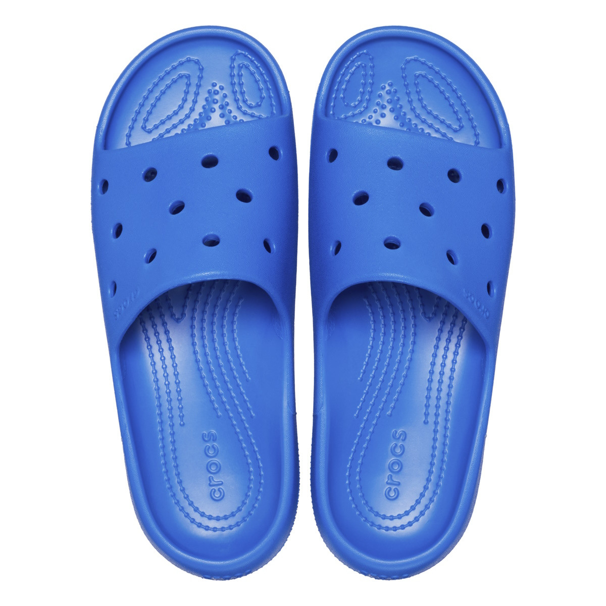 Papuci Crocs Classic Slide V2 Albastru - Blue Bolt - 4 | YEO