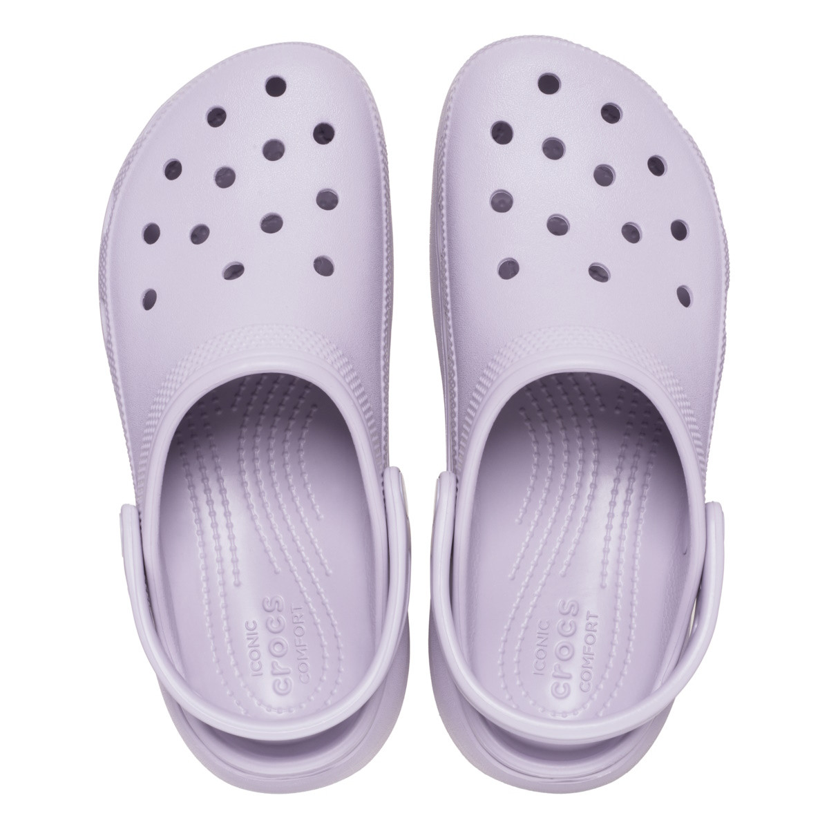Saboți Crocs Women\'s Classic Platform Clog Mov - Mauve Mist - 4 | YEO
