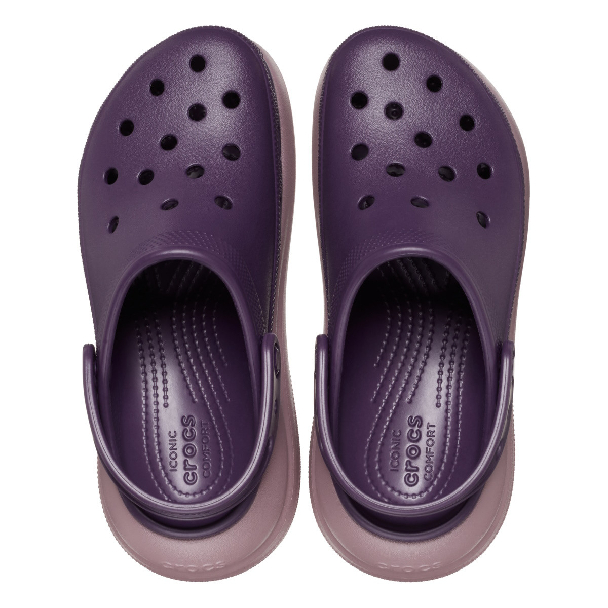 Saboti Crocs Classic Crush Clog Mov - Dark Iris/Multi - 4 | YEO